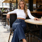 📢📢50 % Rabatt!! ⏰Damenjeans mit hoher Taille und weitem Bein