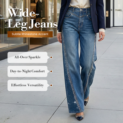 👖 Verzierte Damen-Flare-Jeans – Der ultimative Look für den Abend