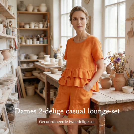 Zweiteiliges Freizeit-Lounge-Set für Damen