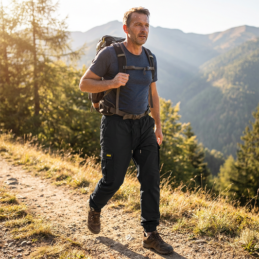 Lässige Cargohose für Herren mit Kordelzug