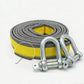 3-Ton Tow Rope with U-Shackle Hooks