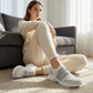 🌞Frühlingserwachen: 50% Rabatt!👟 Orthopädische Damen-Slipper mit Mesh-Obermaterial – 3-fach Fußgewölbe-Stütze & Gel-Dämpfung – Gegen Plantarfasziitis & Fersensporn