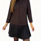 Elegantes Plisseekleid für Damen