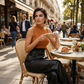 Modern High-Waist PU Leather Wide-Leg Pants
