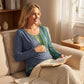 Langärmliges gestreiftes Patchwork-T-Shirt