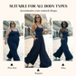 ☀️Damen Jumpsuit – Spaghettiträger mit Taillenbetonung und Weitem Bein