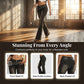 Flare-Jeans mit niedriger Leibhöhe und Vintage-Waschung