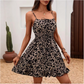 Kleid mit geschnürter Vorderseite und Spaghettiträgern