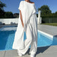 Asymmetrisches Off-Shoulder-Oberteil und Hose im Set für Damen