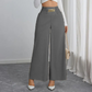 🔥Heißer Verkauf 50% Rabatt🔥Modische Damenhose mit hoher Taille und weitem Bein