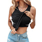 🎀Geripptes Tanktop mit integriertem BH für Frauen🌸ideal für Alltag, Freizeit und Sommer🌊