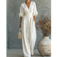 ⏰Eleganter V-Ausschnitt Weites Bein Jumpsuit