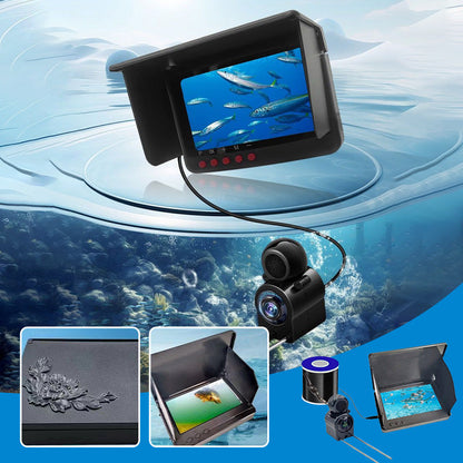 🐟🎣 【Limitiertes Sonderangebot - 50 % Rabatt】Fischfinder mit Unterwasserkamera – HD-Display, Nachtsicht 🔥📷 – perfekt für Eis- & Meeresangeln