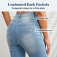 🌺Capri-Jeans für Damen mit hoher Taille und schmaler Passform