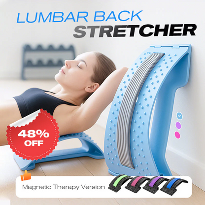 💐 SONDERANGEBOT – 50 % Rabatt! Hochwertiger magnetischer Lendenwirbelstrecker – sanfte Akupunkturmassage, atmungsaktiver Stoff