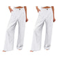 ☁️Weiche Damen-Haushose🌿Hoher Bund lockere Weitbein Hose