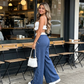 📢📢50 % RABATT !! ⏰Damenhose mit hoher Taille und weitem Bein