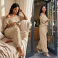 👚 50% RABATT! 🌸 "Soft-Touch" Lounge-Set – Asymmetrisches Off-Shoulder Top & Weite Hose, Bequem & Perfekt Für Entspannte Tage Zuhause 💃