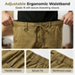 Retro-Cargohose für Herren mit mehreren Taschen