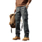 Retro-Cargohose für Herren mit mehreren Taschen