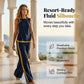 🔥 HALBPREIS DEAL ⏰ Trendiges Colorblock-Set für Damen 💫 Oberteil ärmellos + weite Hose – lässig & elegant für Alltag & Freizeit
