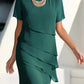 💕2026 Sonderangebot: 60 % Rabatt🔥 Elegantes Midi-Kleid aus plissiertem Chiffon
