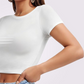 Lässig geschnittenes T-Shirt mit taillierter Passform für Damen