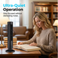 🌀 Tragbarer USB-Turmventilator mit 3 Geschwindigkeitsstufen – kompakt, leistungsstark & vielseitig – perfekt für Büro, Schlafzimmer & unterwegs