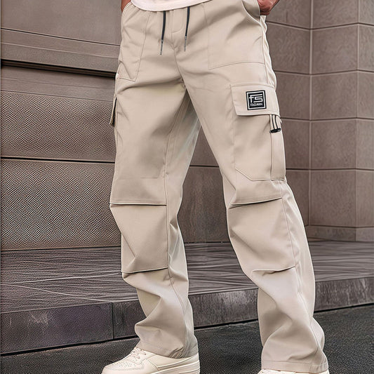 Cargohose mit geradem Bein und mehreren Taschen für Herren