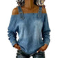 👕✨ 50% RABATT! Damen Denim-Top mit breiten Trägern & Off-Shoulder-Ausschnitt – Lässig, sommerlich & perfekt für heiße Tage ☀️