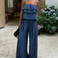 💙Breathable Ruffle Cami & Pants Co-ord Set