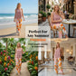 🌺Zweiteiliges Sommer-Set für Damen mit Blumenmuster