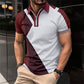 Atmungsaktives T-Shirt mit Viertelreißverschluss für Herren