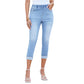 Capri-Jeans aus Stretch-Denim für Damen zum Hineinschlüpfen