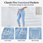Capri-Jeans aus Stretch-Denim für Damen zum Hineinschlüpfen