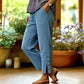 👖 Atmungsaktive Sommer-Crop-Hose – mit Knopf-Seitenschlitz & Taschen – relaxed fit, leicht – für heiße Tage (S-2XL, 6 Farben)