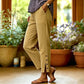 👖 Atmungsaktive Sommer-Crop-Hose – mit Knopf-Seitenschlitz & Taschen – relaxed fit, leicht – für heiße Tage (S-2XL, 6 Farben)