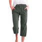 💃Lässige Caprihose aus Baumwoll-Leinen für Damen mit Taschen
