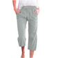 💃Lässige Caprihose aus Baumwoll-Leinen für Damen mit Taschen