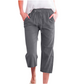 💃Lässige Caprihose aus Baumwoll-Leinen für Damen mit Taschen