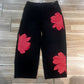 📢📢50% RABATT!! ⏰ Damen Weite Jeans mit Künstlerischer Blumenapplikation