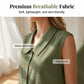 Damenbluse mit V-Ausschnitt und Knopfleiste