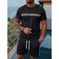 Lässiges T-Shirt- und Shorts-Set für Herren
