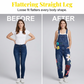 Jeans-Latzhose für Damen mit Blumenmuster