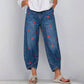 ✨ Lässige Damen-Jeans mit Herzmotiv, weiter Schnitt💖 Modische Damenjeans mit Herzprint