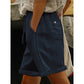 Lässige Damen-Shorts mit Kordelzug und Spitzenverzierung