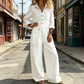 Lässiger Damen-Jumpsuit aus Denim mit langen Ärmeln