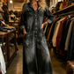 Lässiger Damen-Jumpsuit aus Denim mit langen Ärmeln