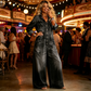Lässiger Damen-Jumpsuit aus Denim mit langen Ärmeln