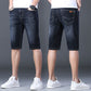Dehnbare und atmungsaktive Denim-Shorts für Herren